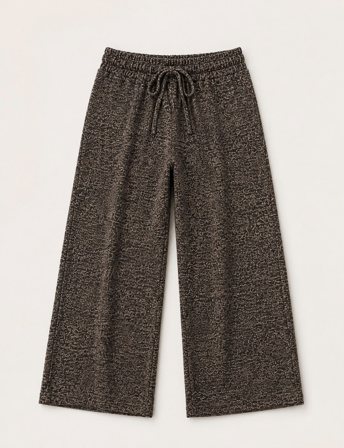 Knit pants - Brown Spec