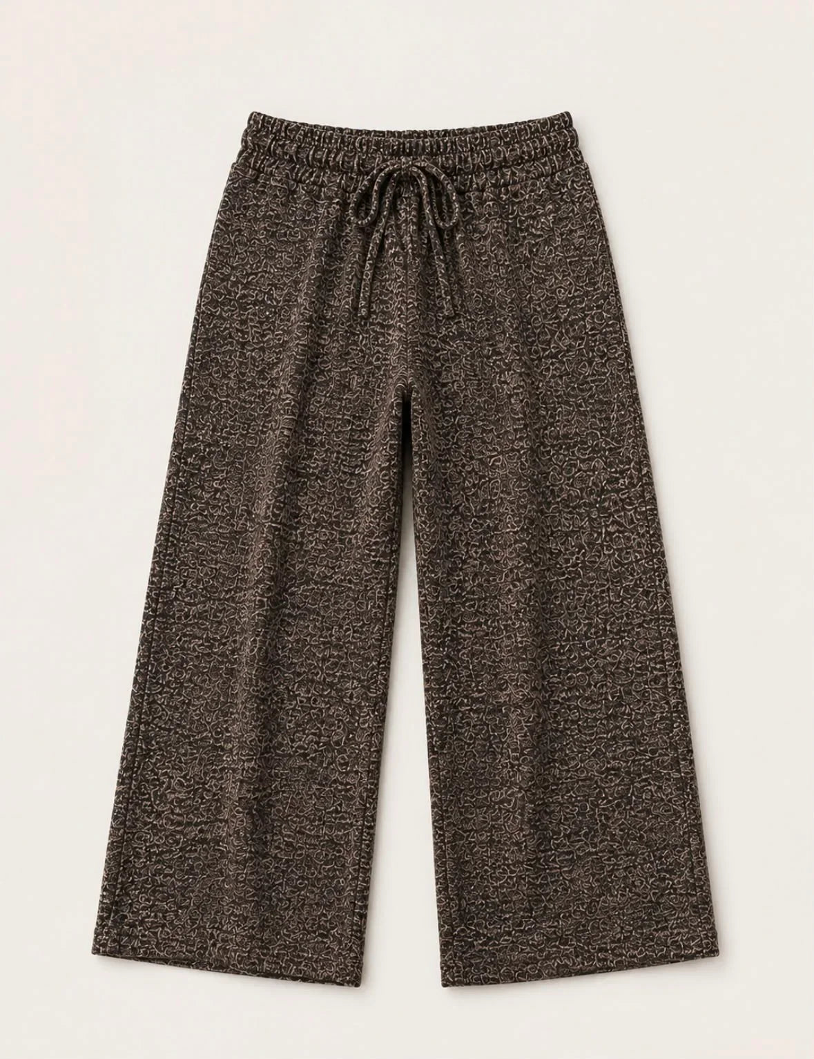 Knit pants - Brown Spec
