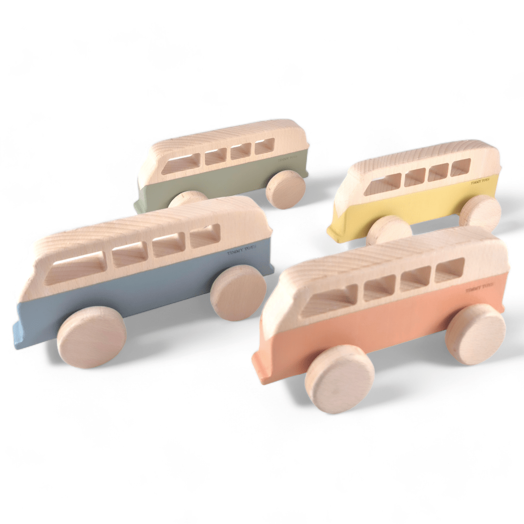 Vintage Surfer Van - Peach