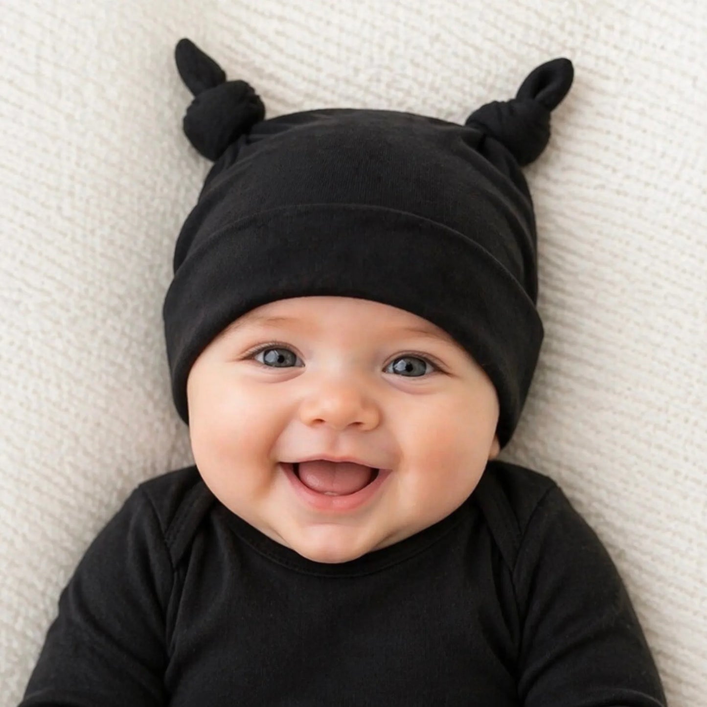 Double Knot Beanie - 3 pack Neutral Black/Stone/Grey