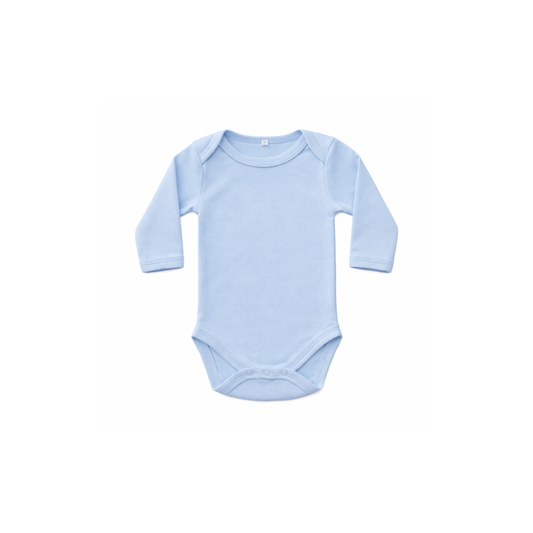 Onesie's - 5 pack Pale Blue Long Sleeve