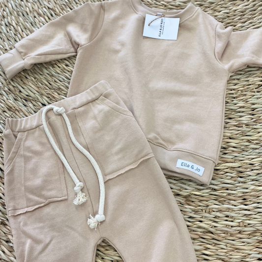 Square Pocket - Tracksuit - Stone