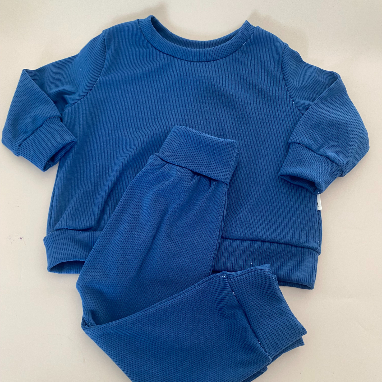 Rib Lounge Set - Royal Blue