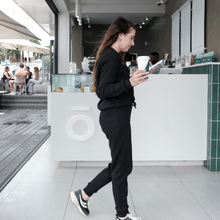 Load image into Gallery viewer, Rib Lounge Set Black - Adults