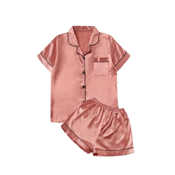 Satin Pyjama's - Pink