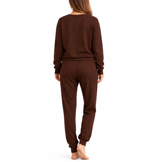 Rib Lounge Set Chocolate- Adults