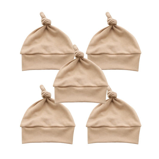 Single Knot Beanie - Stone 5Pack