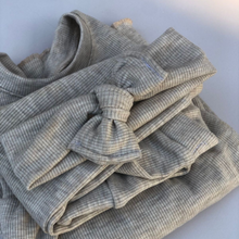 Load image into Gallery viewer, Paisley Dress, Tights + Headband set - Pebble