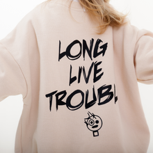 Load image into Gallery viewer, Tracksuit set - Long Live Trouble Beige