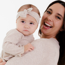 Load image into Gallery viewer, Paisley Dress, Tights + Headband set - Pebble