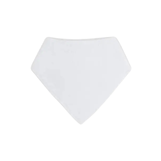 Bandana Bib- White 5Pack