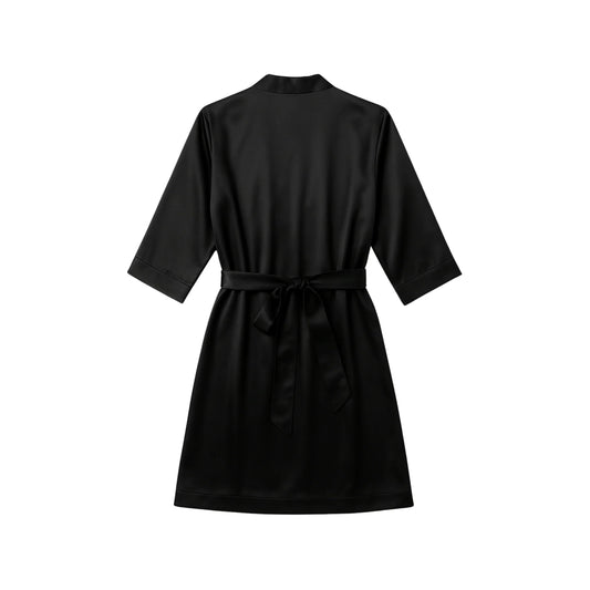 Satin Gown - Black