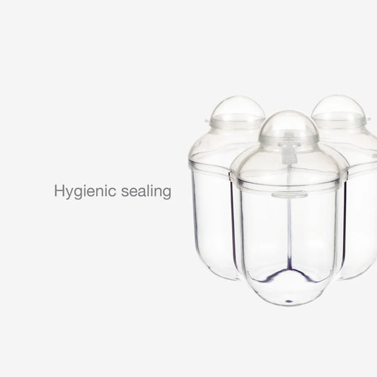 Difrax three-Compartment Baby Formula Container