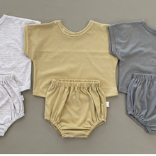 Load image into Gallery viewer, Boxy Binded Tee & Nappy Cover Set - Ella and Jo
