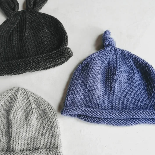 Knot Beanie - Knitted - Ella and Jo