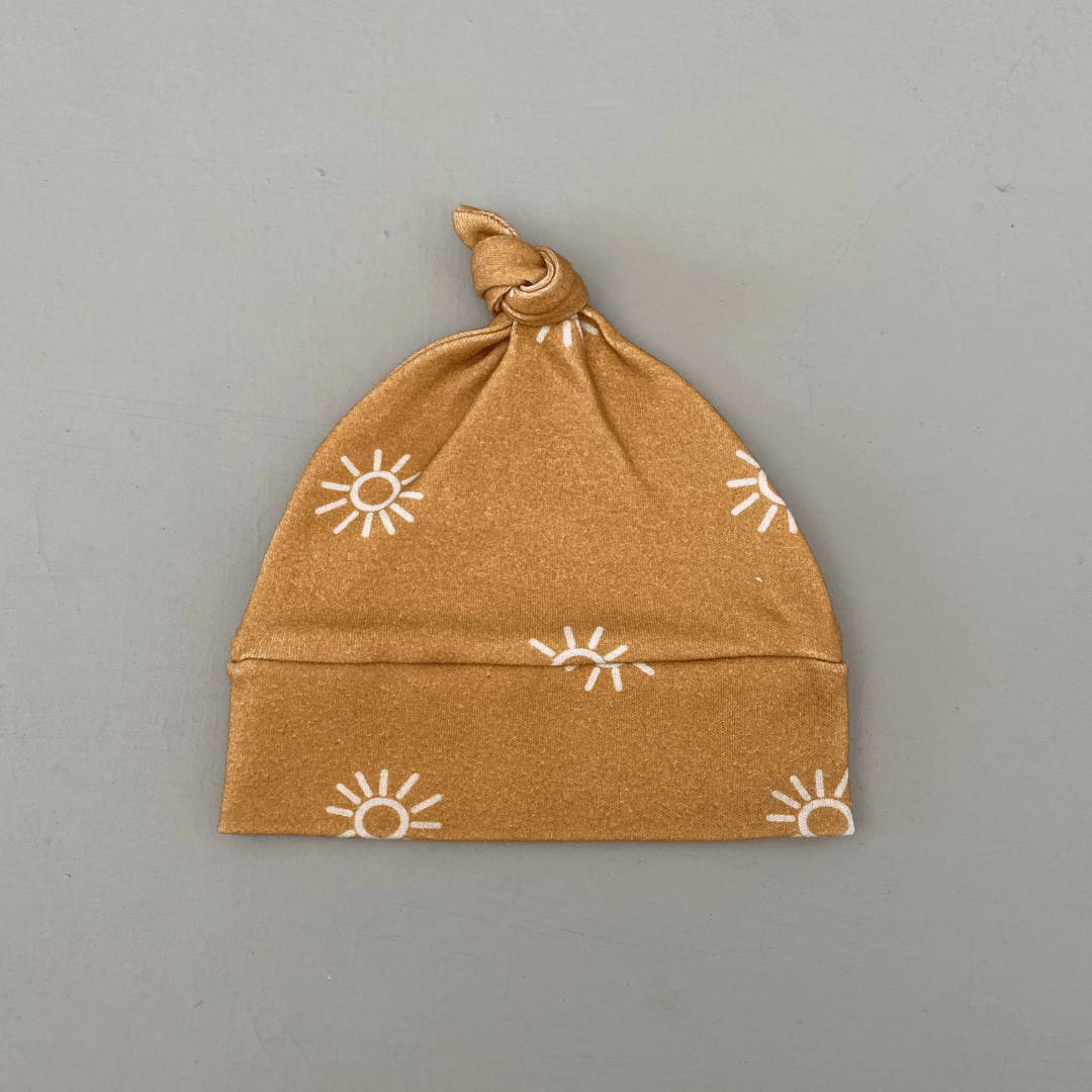 Rusty Sun Knot Beanie - Ella and Jo
