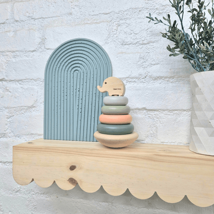 Elephant Balancing Rocking Ring Stacker