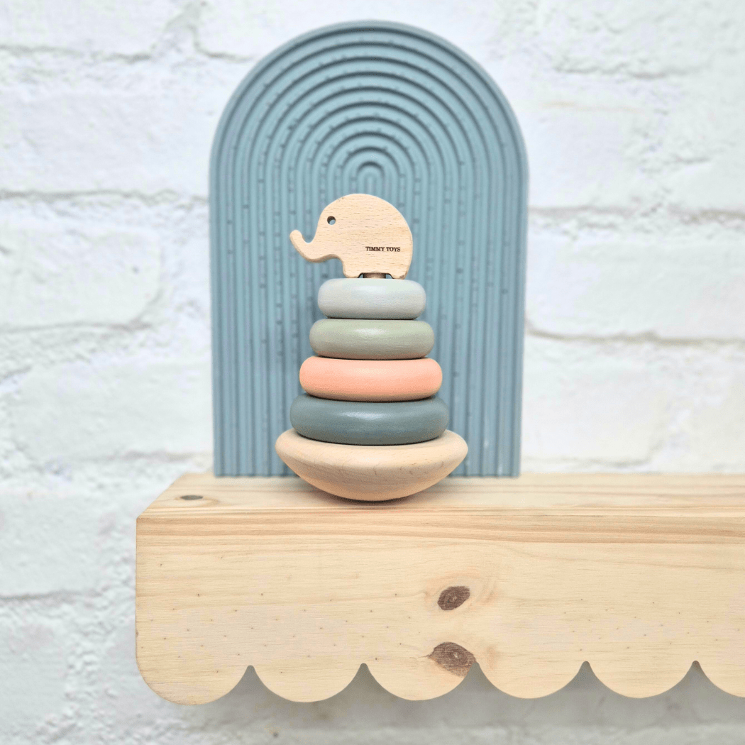 Elephant Balancing Rocking Ring Stacker