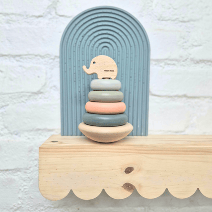 Elephant Balancing Rocking Ring Stacker