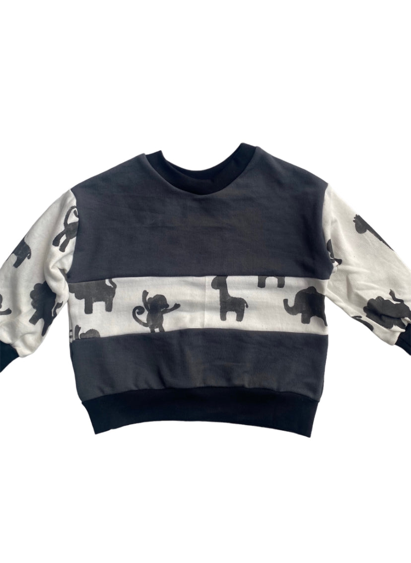 WILD ONE- Colour Block Sweater - Ella and Jo