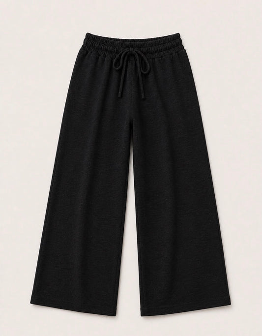 Knit pants - Black
