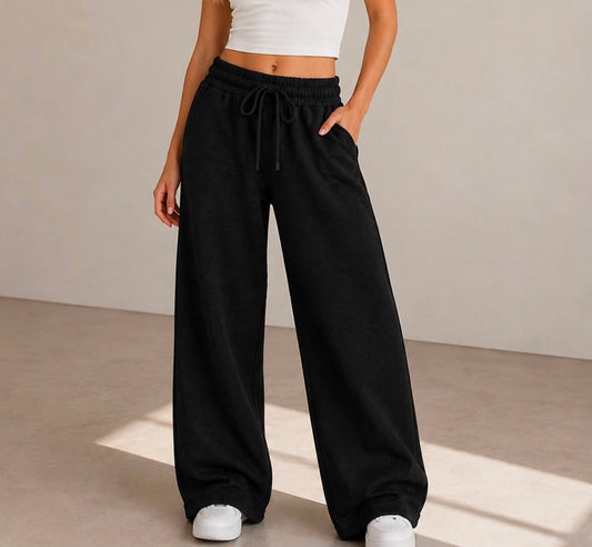 Knit pants - Black