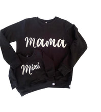 Load image into Gallery viewer, Mama &amp; Mini Sweater set B&amp;W
