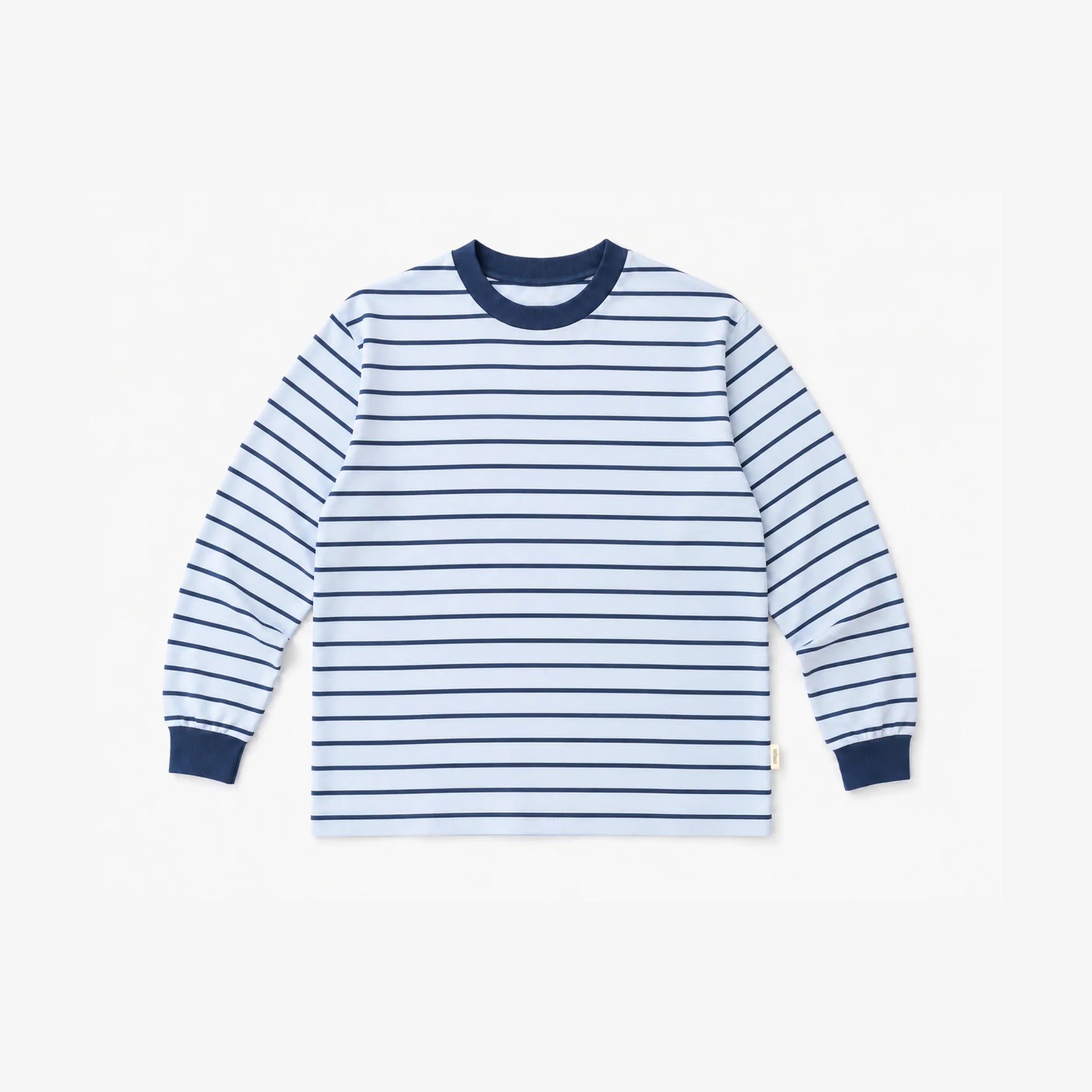 Blue Stripe Knit Sweater1