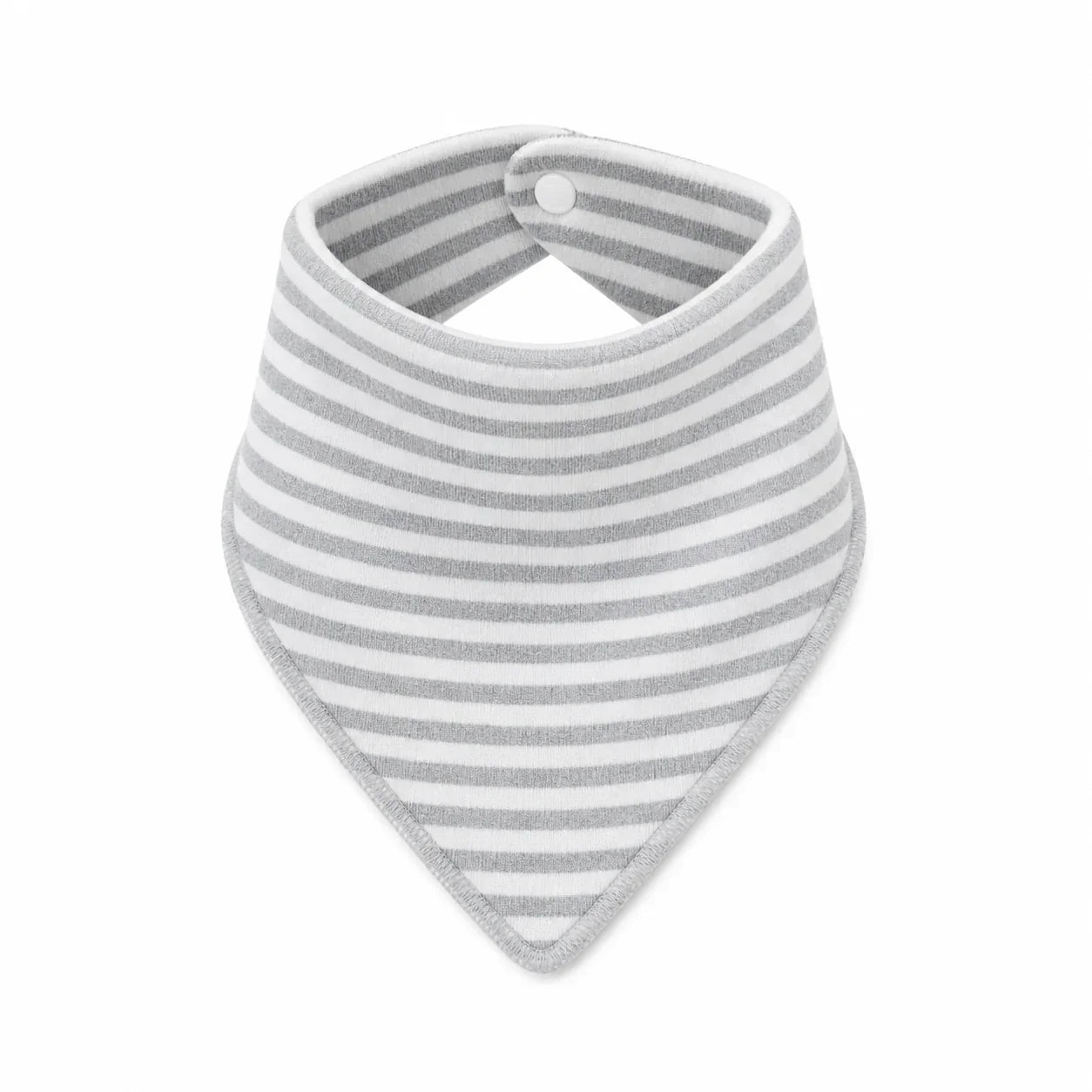 Bandana Bib- Stripe grey 5Pack