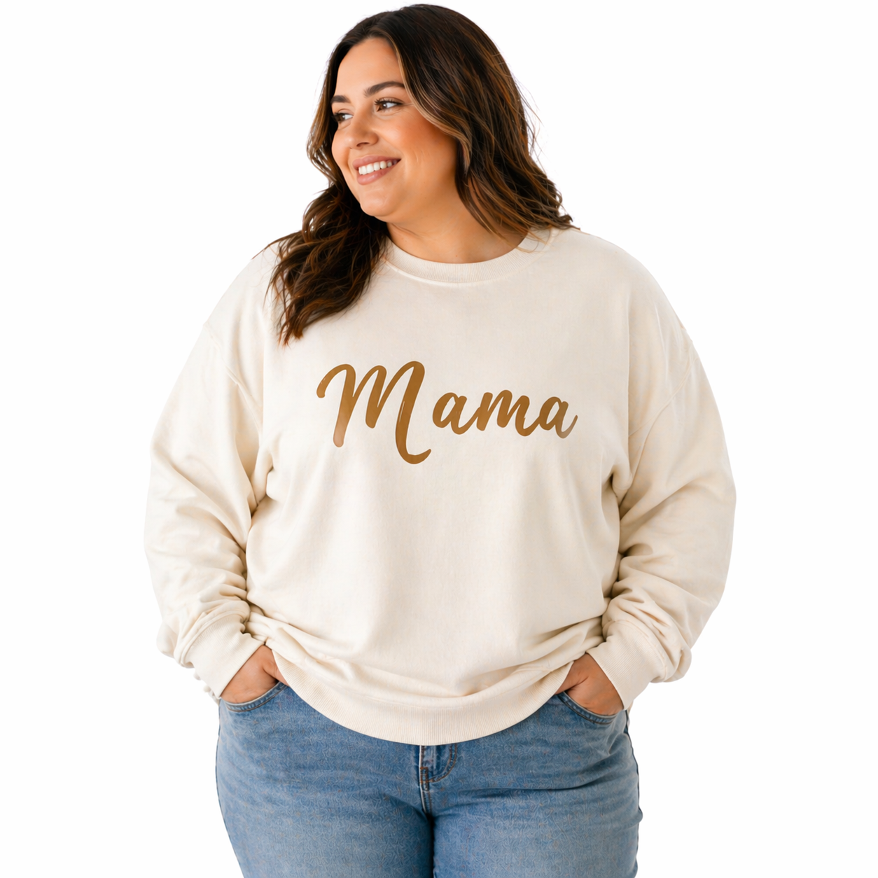Mama Sweatshirt - Caramel