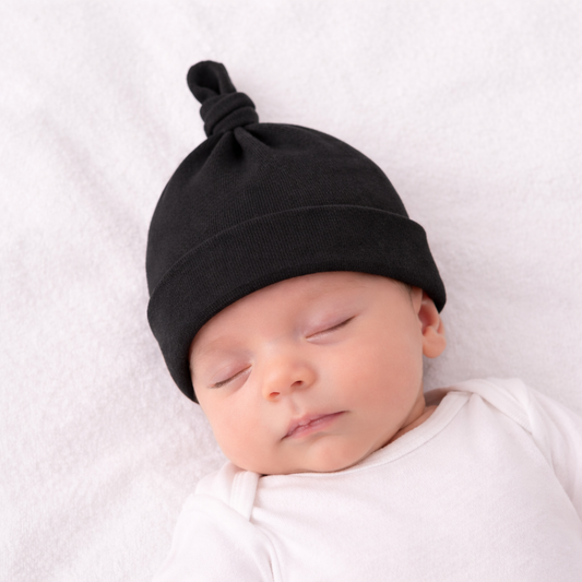 Single Knot Beanie -Black 5pack