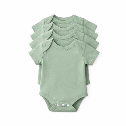 Onesie's - 5 pack Sage Short Sleeve