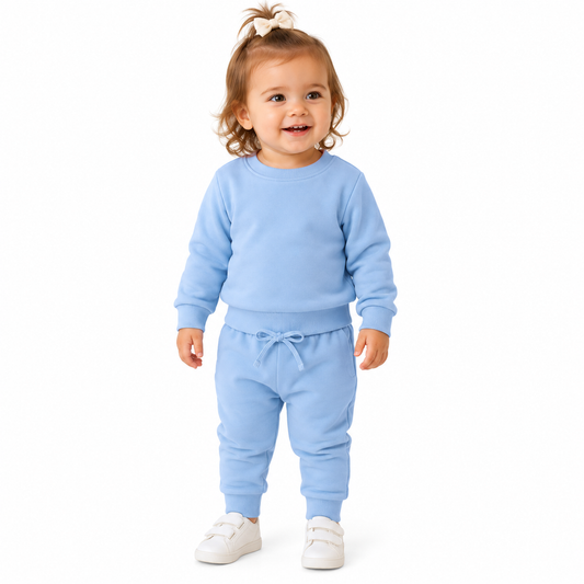 Penelope Plain Tracksuit - Light Blue