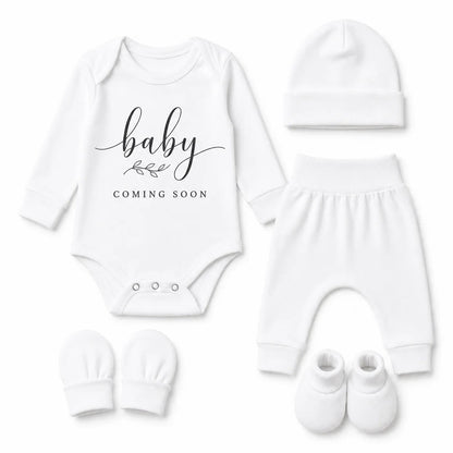Baby Gift Box - Baby coming soon - White