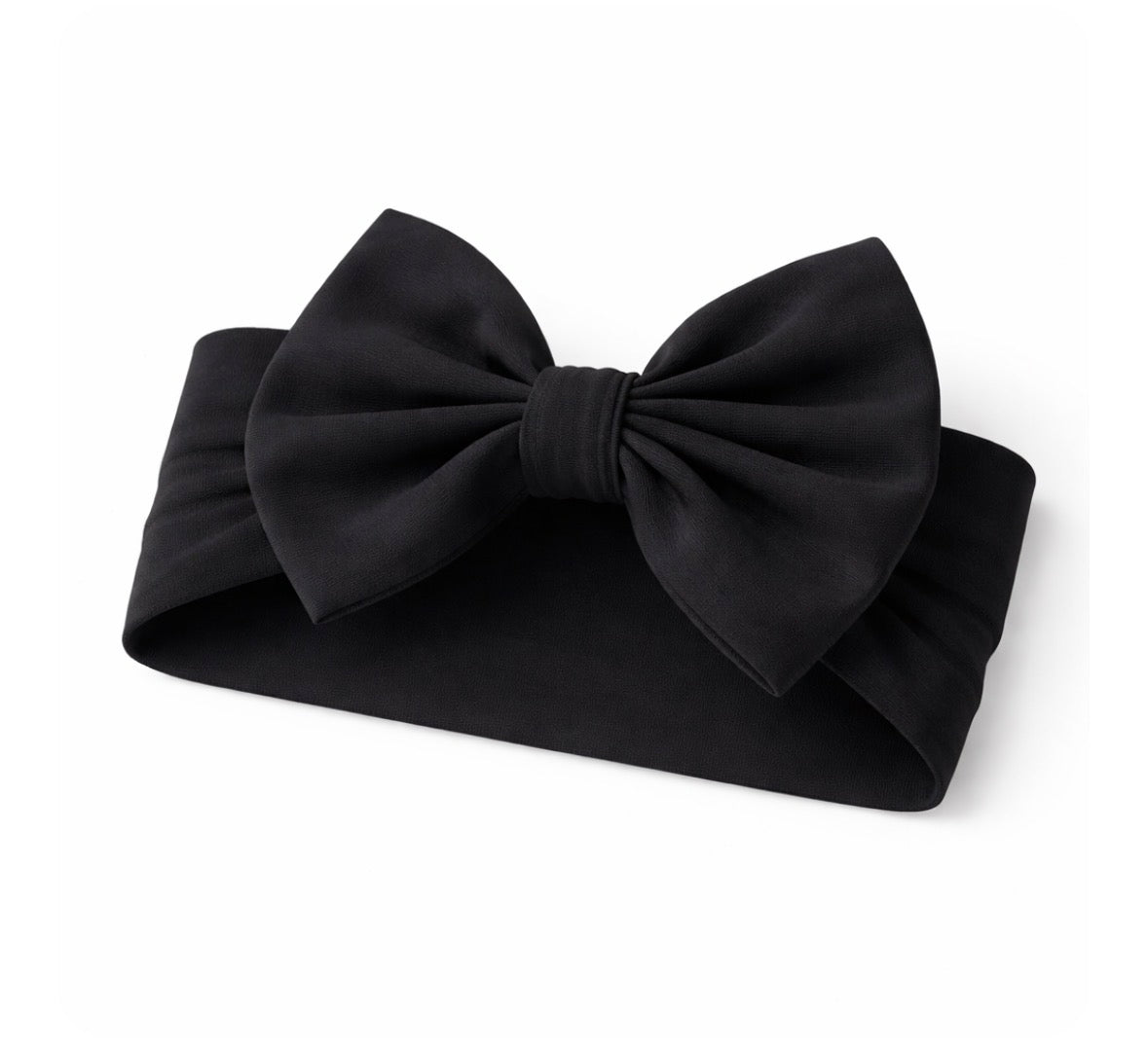 Knot Headbands Big Bow - Black