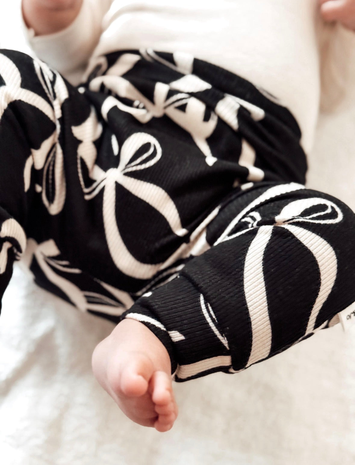 Leggings Rib + HeadBow set
