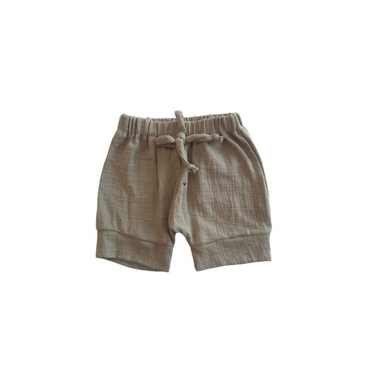 Muslin Shorts Grey