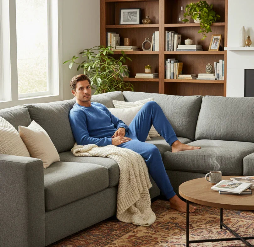 Mens Tracksuit Blue Lounge