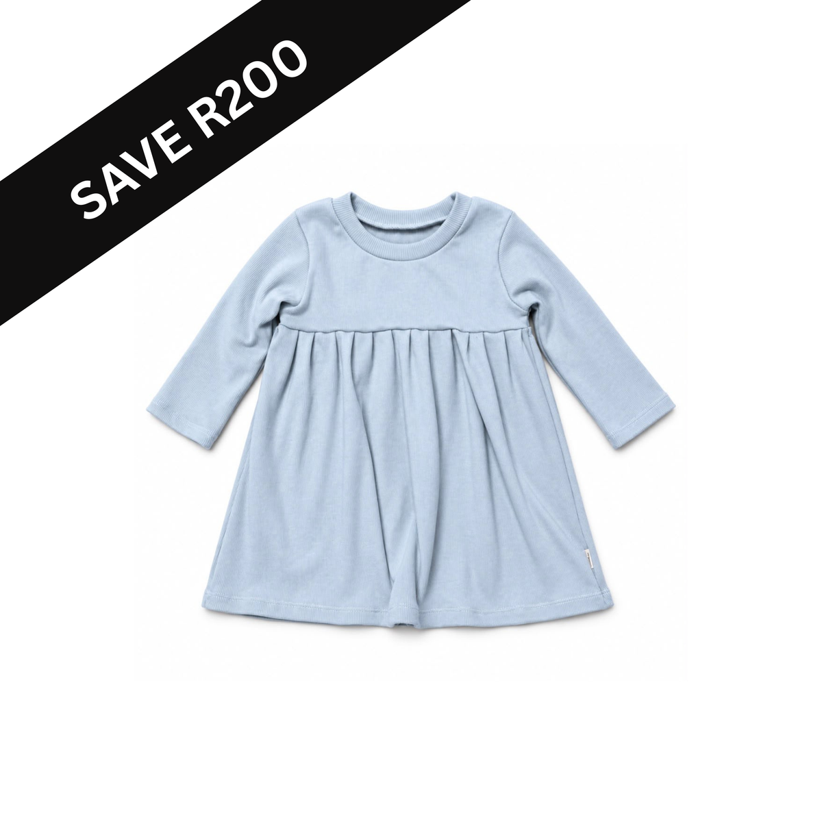 Dress - Ribbed Blue