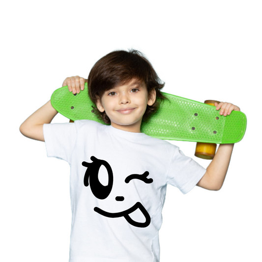 T- Shirt - Monochrome Wink