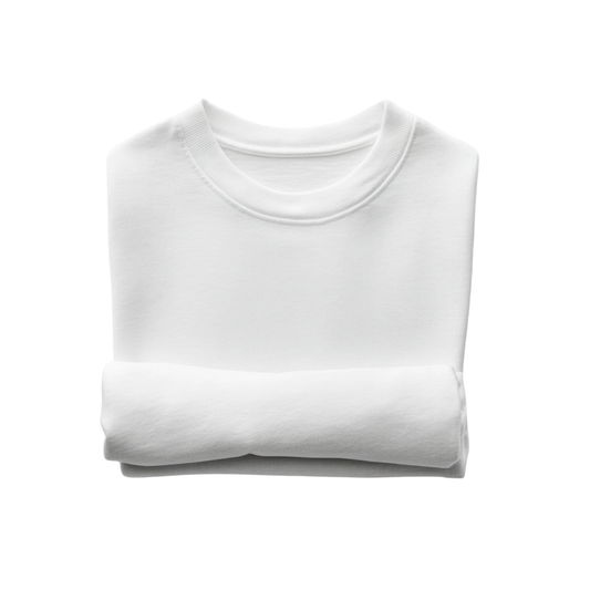 Ladies Fitted Sweater - White