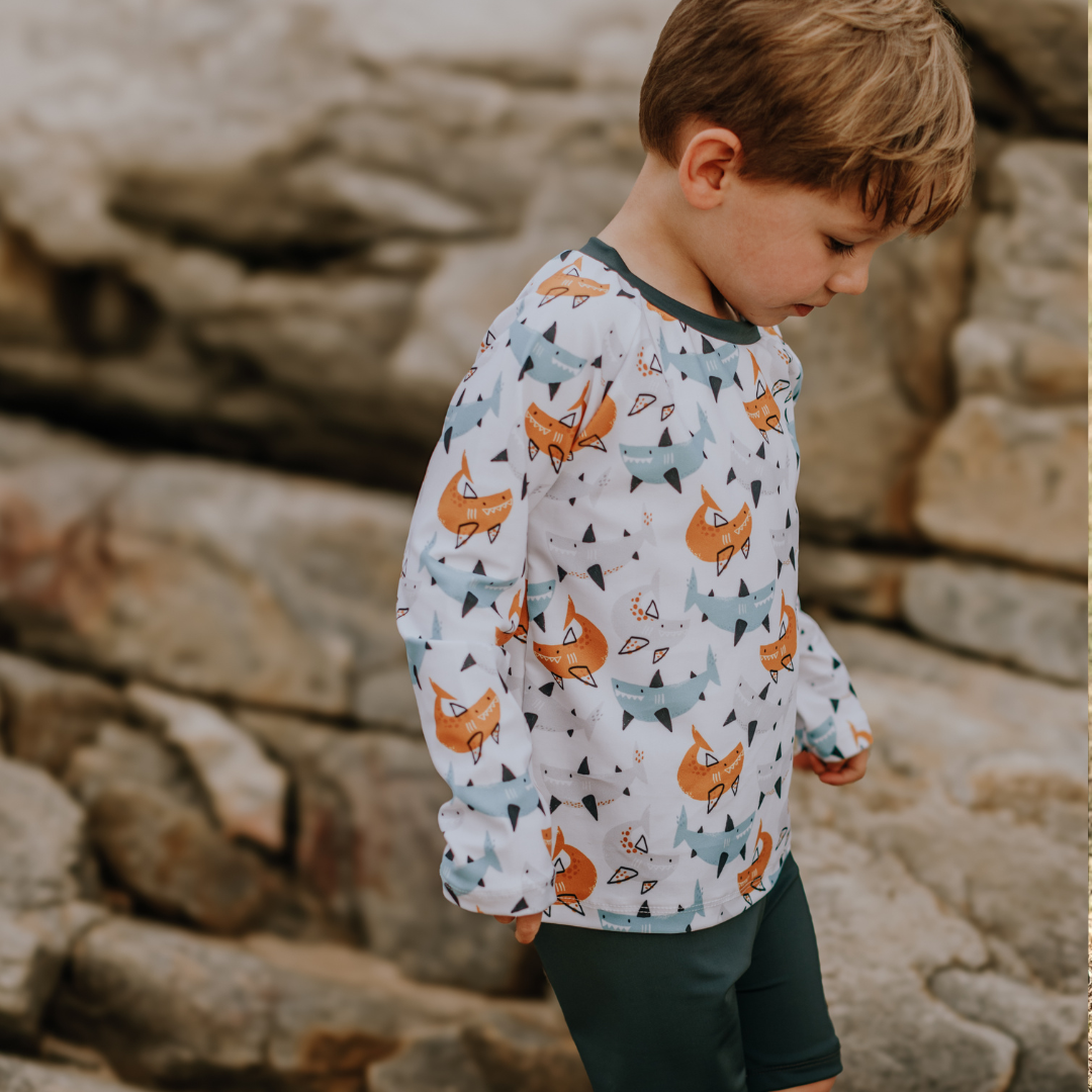 Shark Two Piece Swimsuit