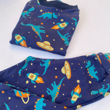 Load image into Gallery viewer, Dinosaur Space Pajama Set
