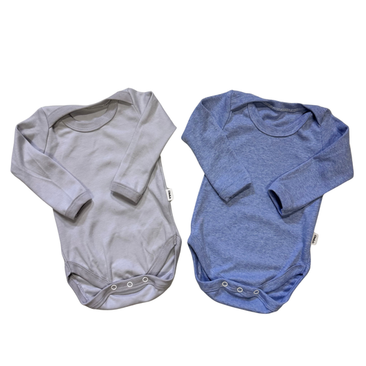 Onesie's - 2 pack (Denim Blue /grey)