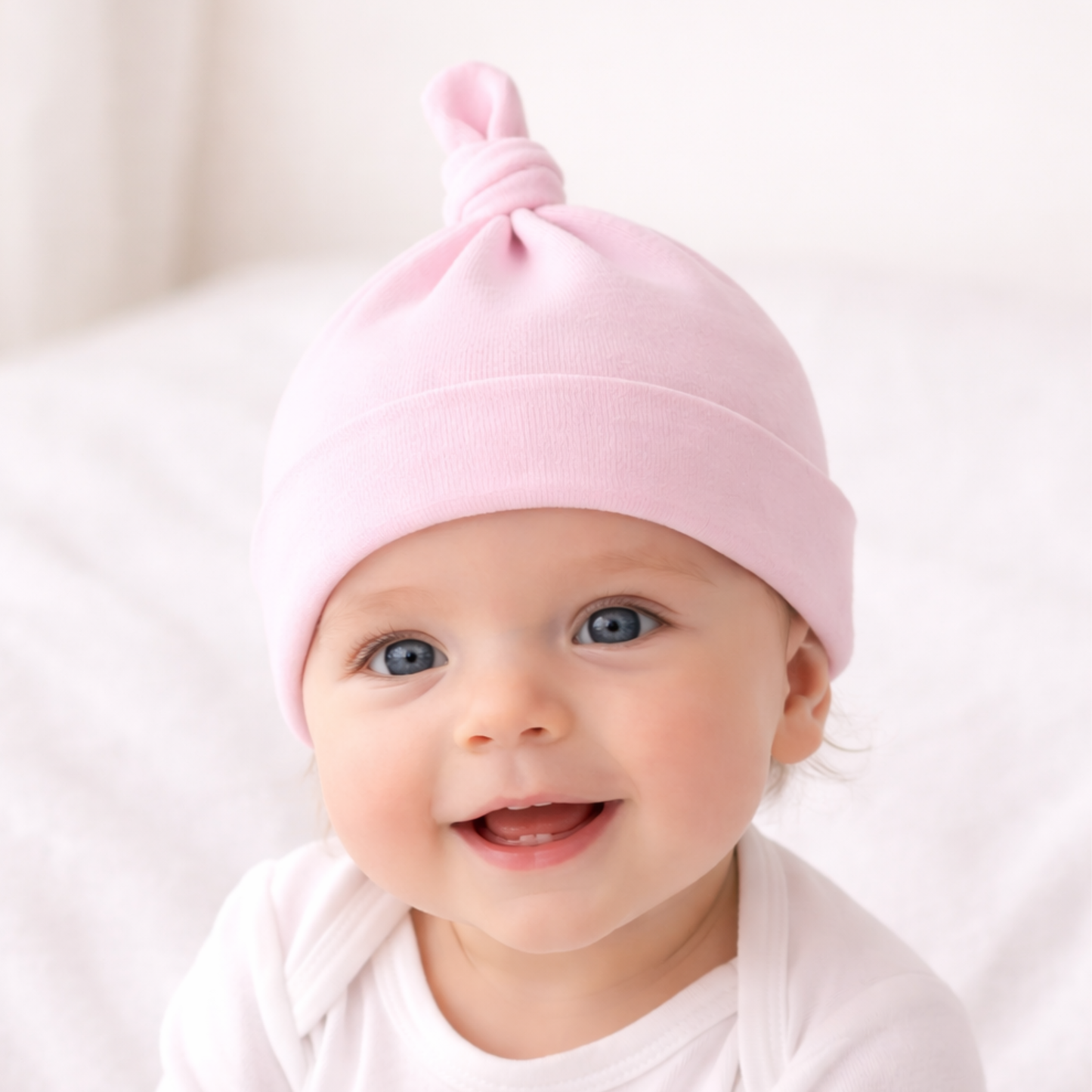Single Knot Beanie -Pale Pink 5pack