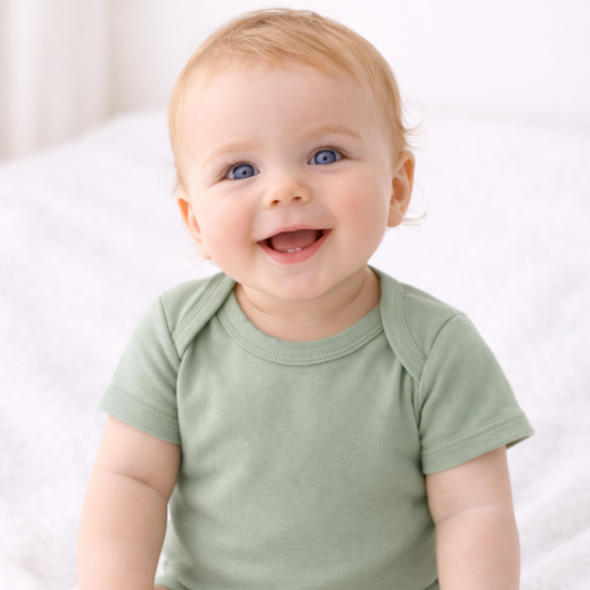 Onesie's - 5 pack Sage Short Sleeve