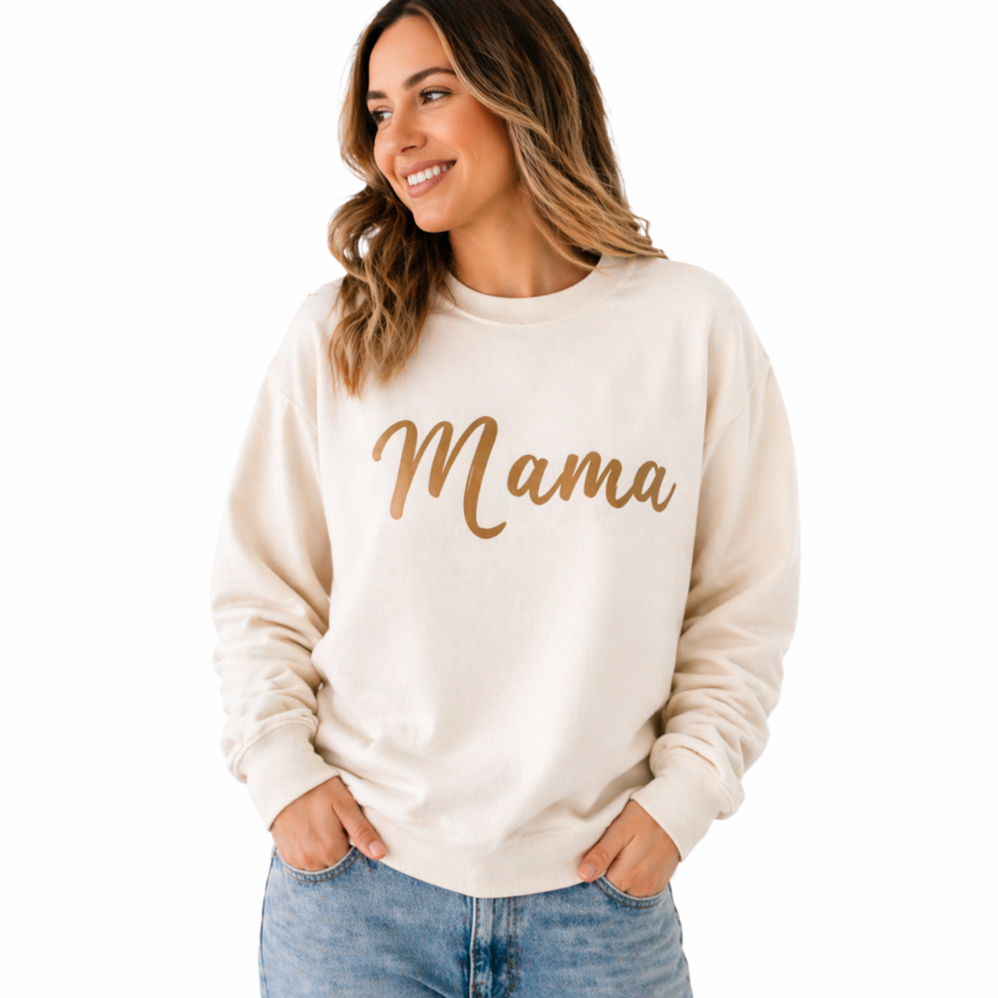 Mama Sweatshirt - Caramel