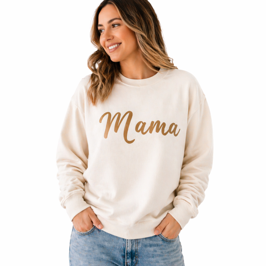 Mama Sweatshirt - Caramel