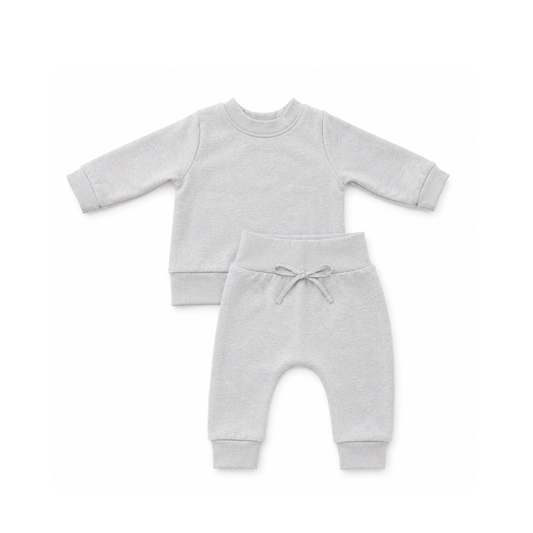 Penelope Plain Tracksuit - Grey Melange