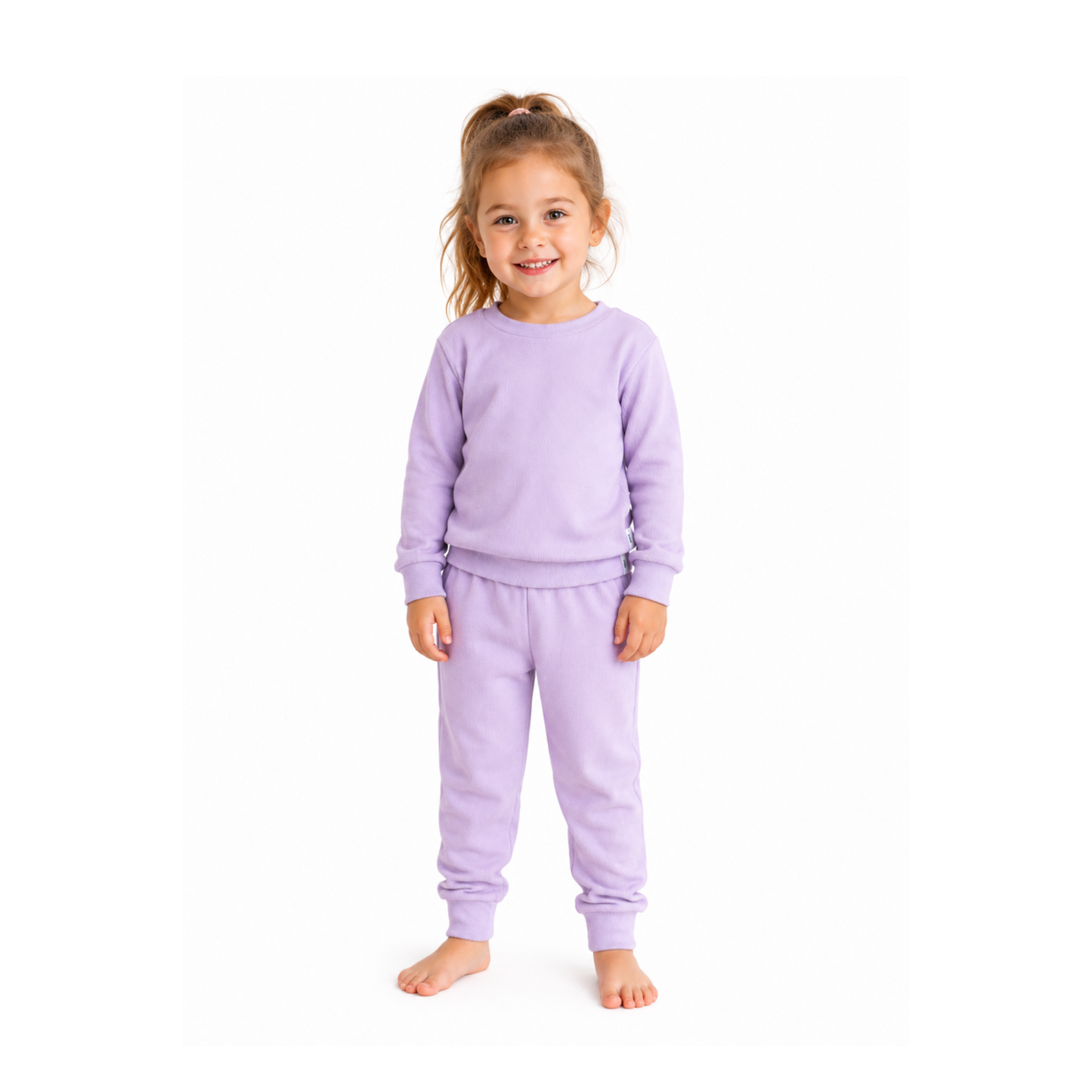 Rib Lounge Set - Lilac